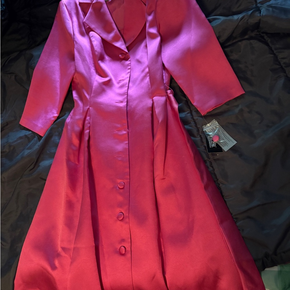 Alex Evenings Fuchsia Dress